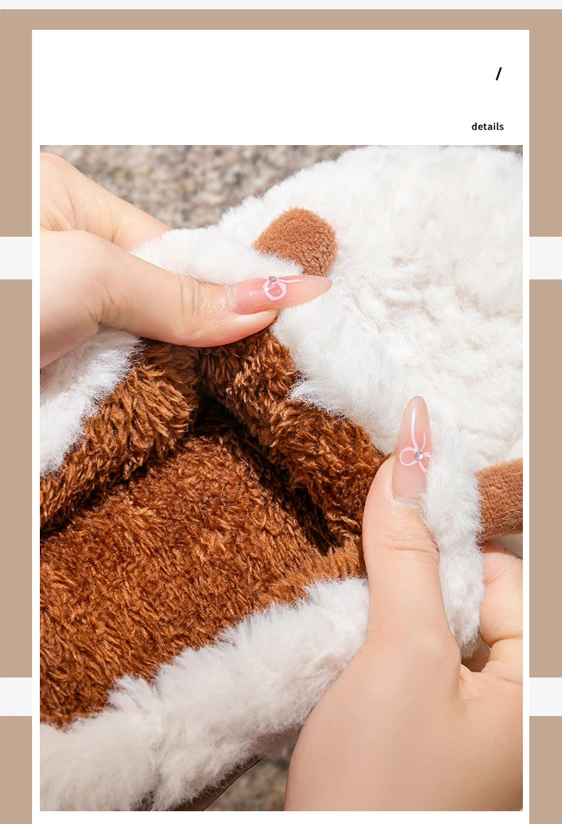 Snugheim Plush Fleece-Lined Slippers