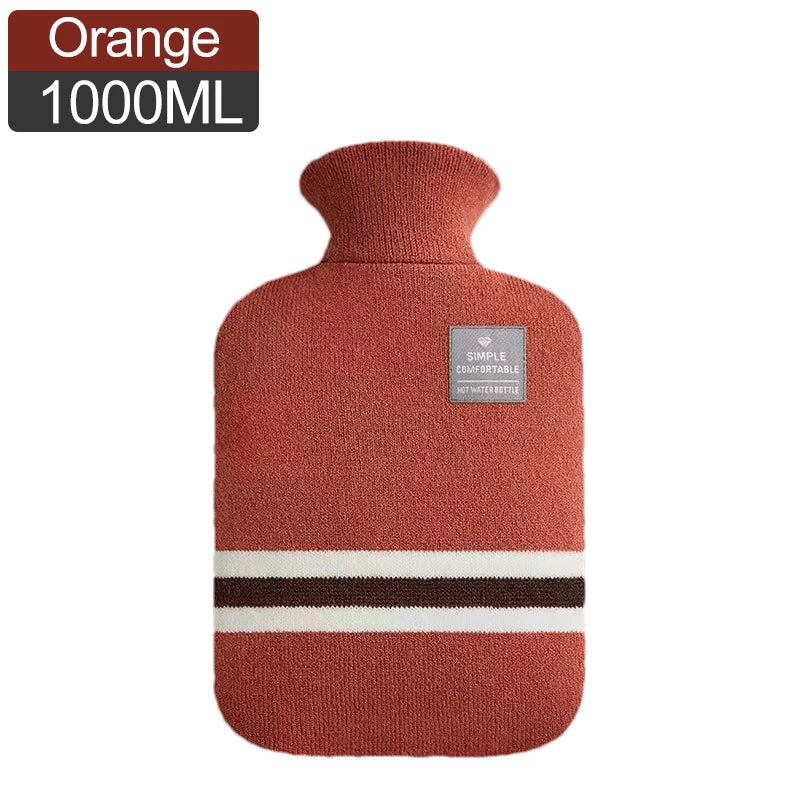 Snugheim Hot Water Bottle with Knitted Cover