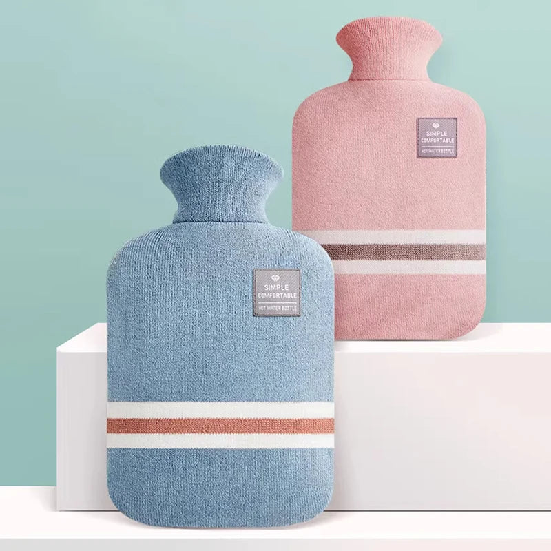 Snugheim Hot Water Bottle with Knitted Cover