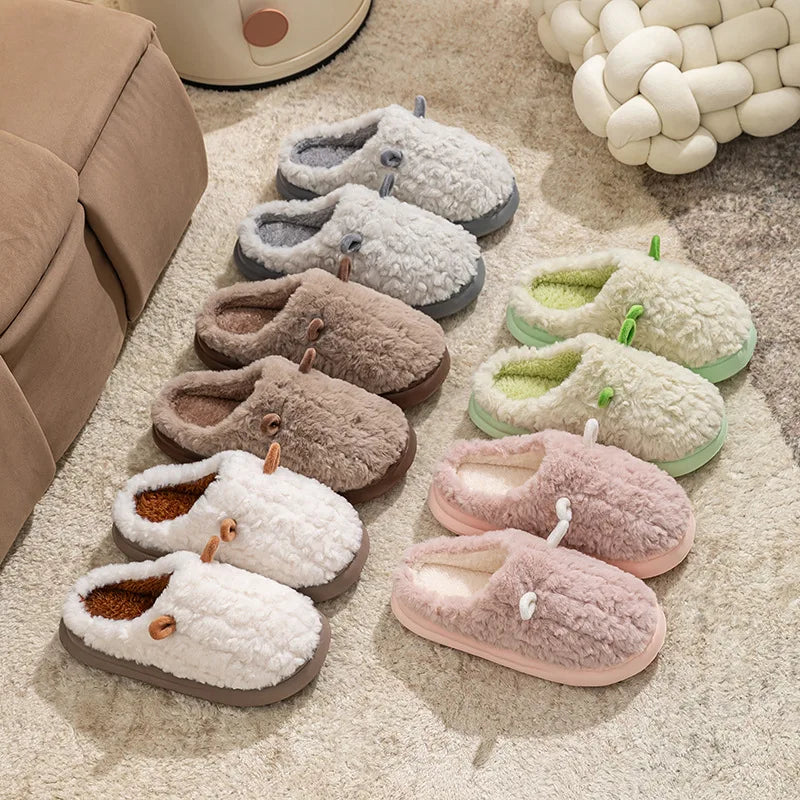 Snugheim Plush Fleece-Lined Slippers