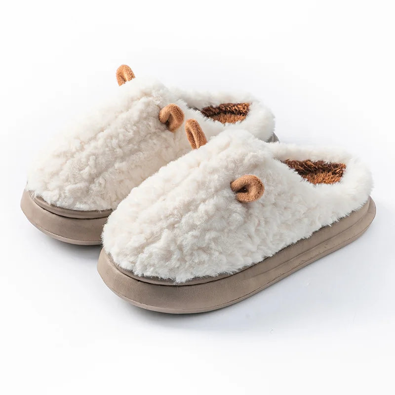 Snugheim Plush Fleece-Lined Slippers