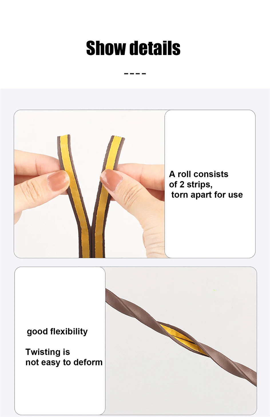 Snugheim Self-Adhesive Draught Seal Strip
