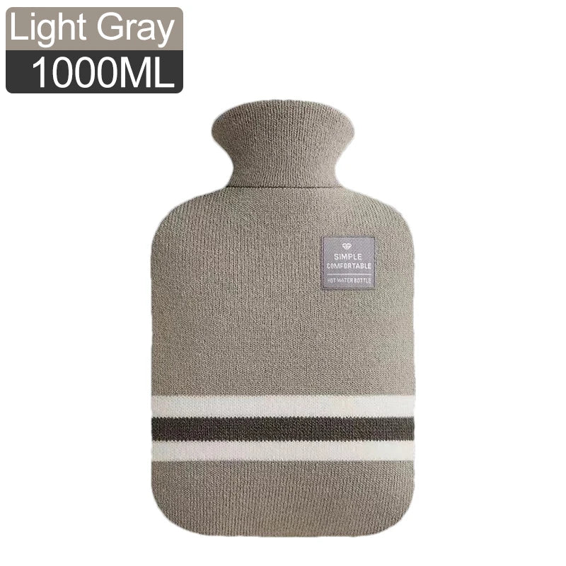 Snugheim Hot Water Bottle with Knitted Cover