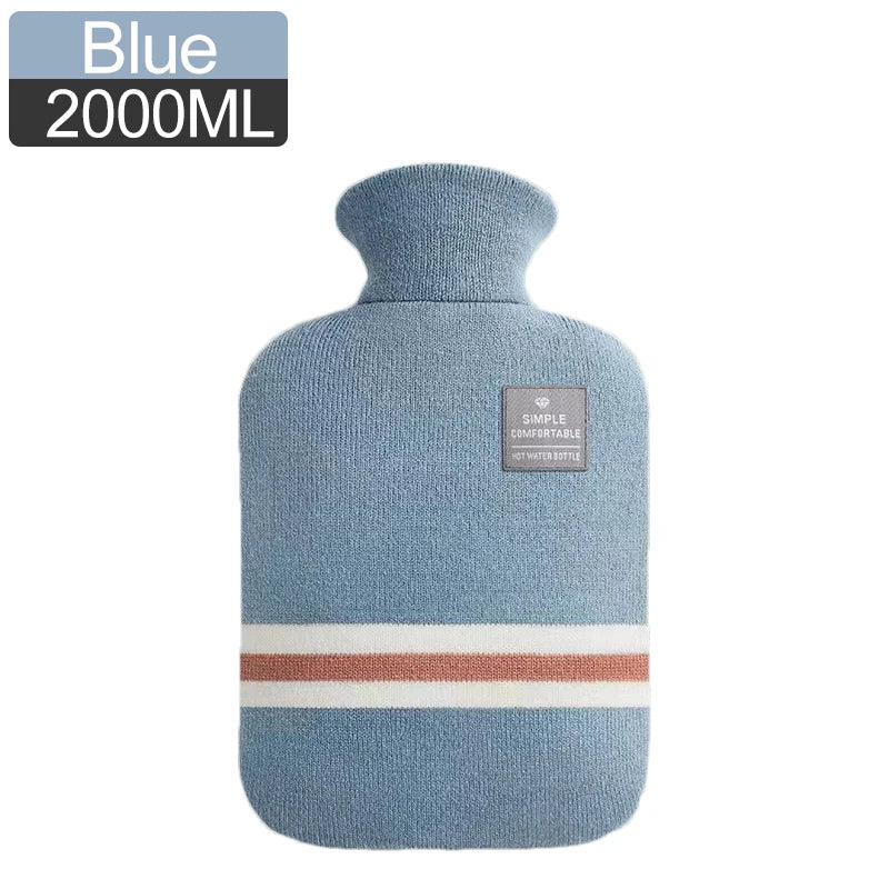 Snugheim Hot Water Bottle with Knitted Cover