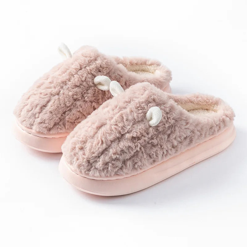 Snugheim Plush Fleece-Lined Slippers