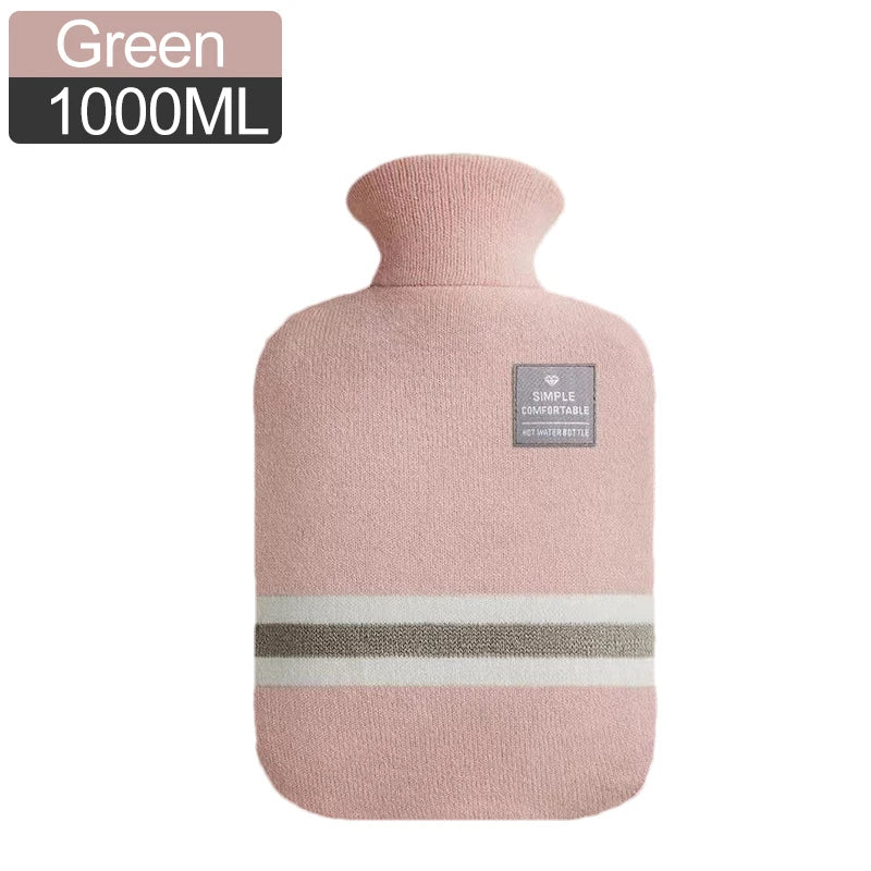 Snugheim Hot Water Bottle with Knitted Cover