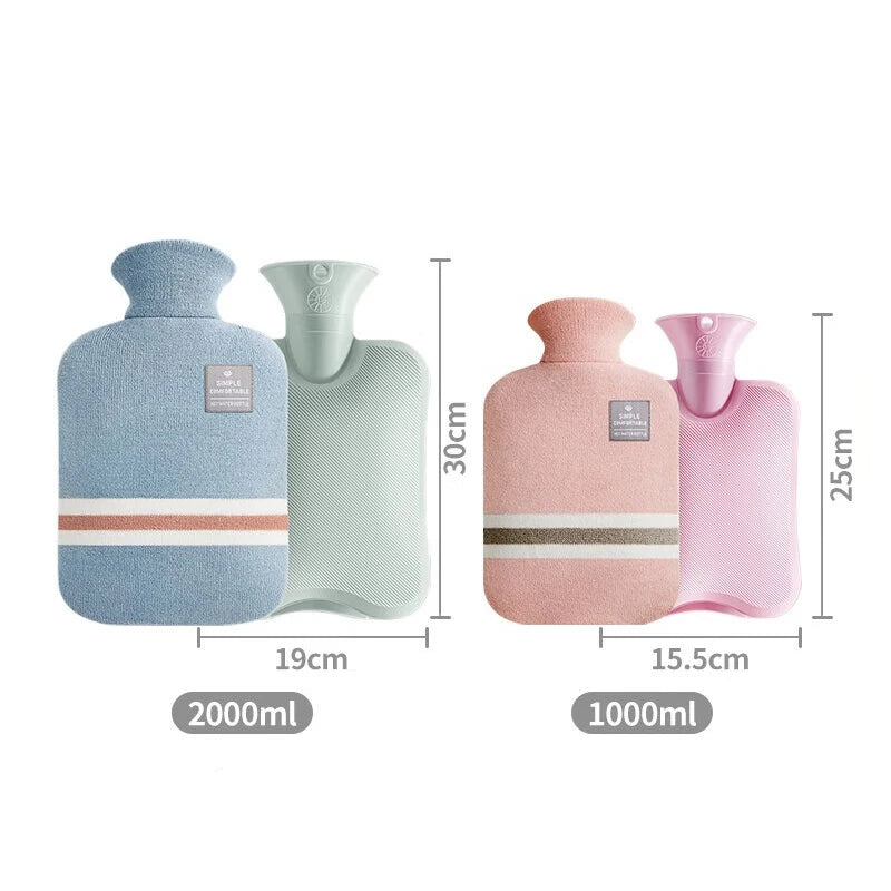 Snugheim Hot Water Bottle with Knitted Cover