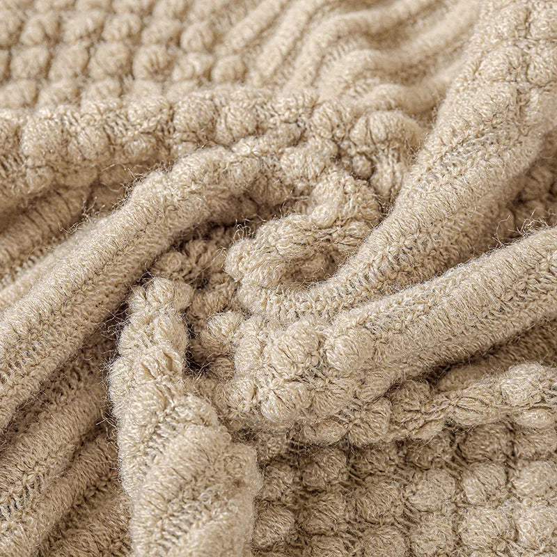 Snugheim Nordic Knitted Tassel Throw