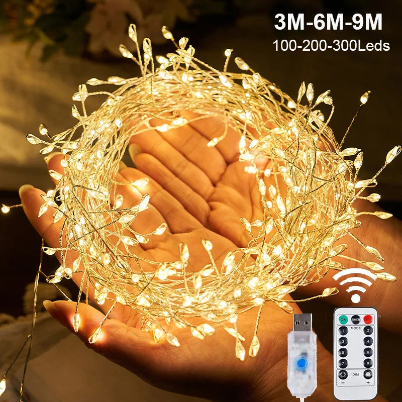 Snugheim Warm Glow String Lights (USB)