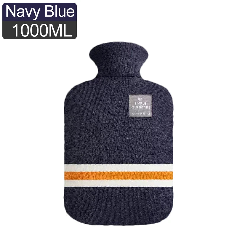 Snugheim Hot Water Bottle with Knitted Cover
