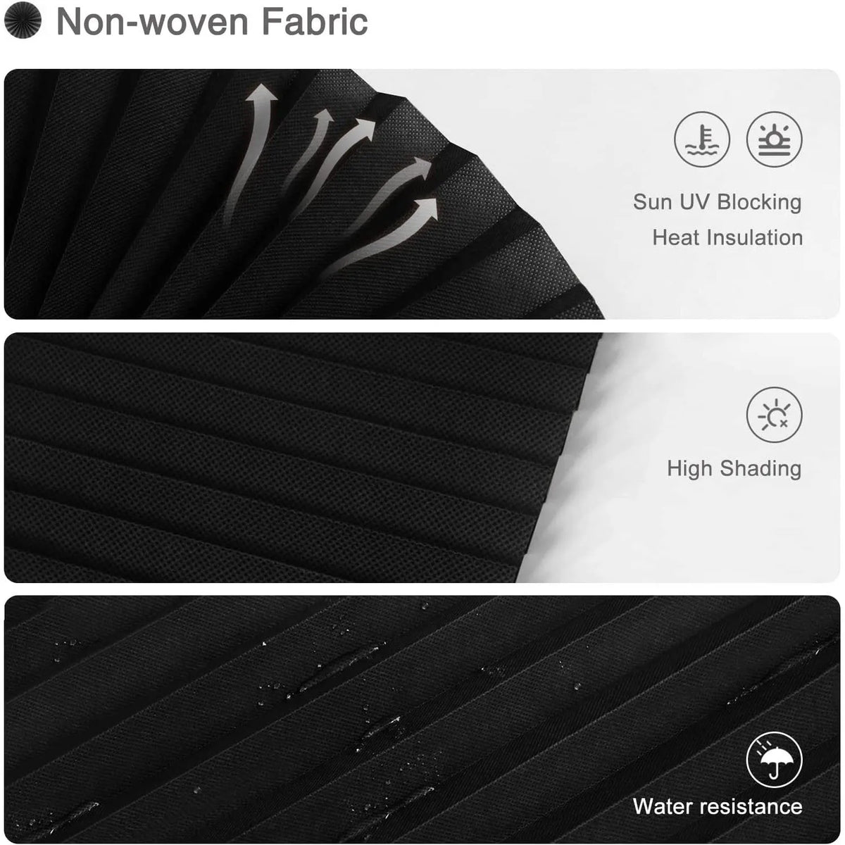 Snugheim No-Drill Pleated Blind