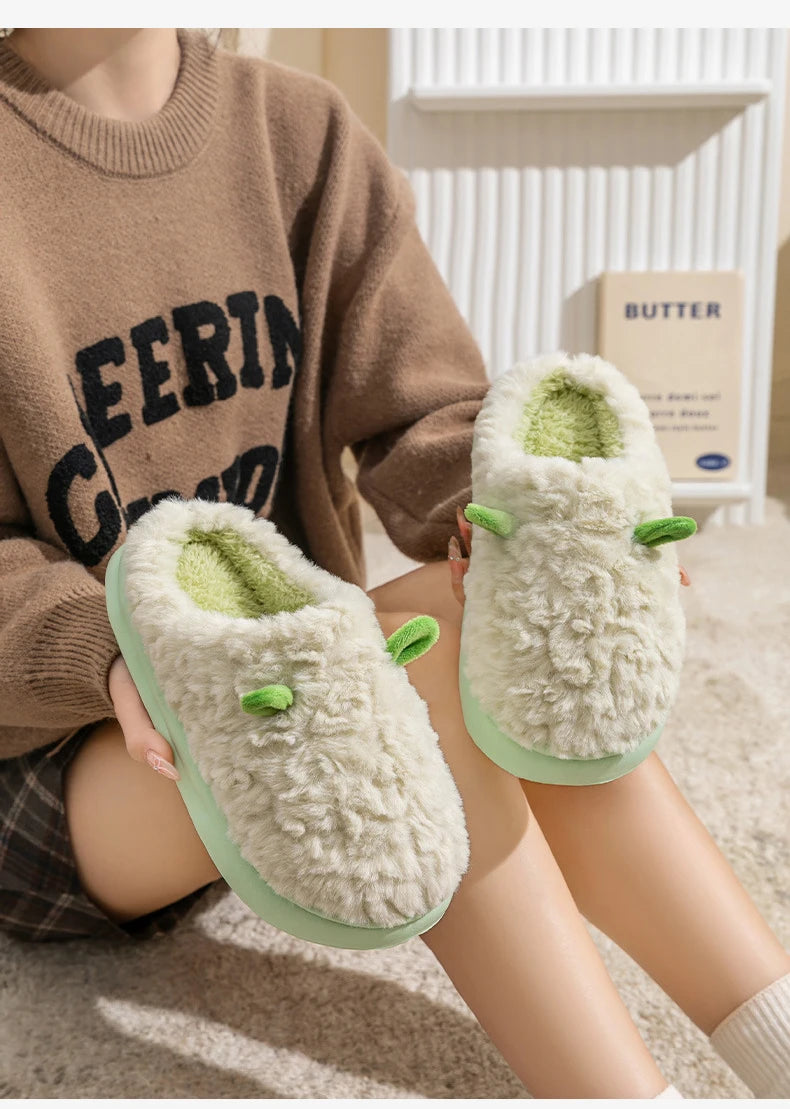 Snugheim Plush Fleece-Lined Slippers