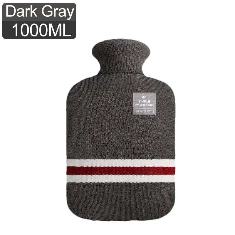 Snugheim Hot Water Bottle with Knitted Cover