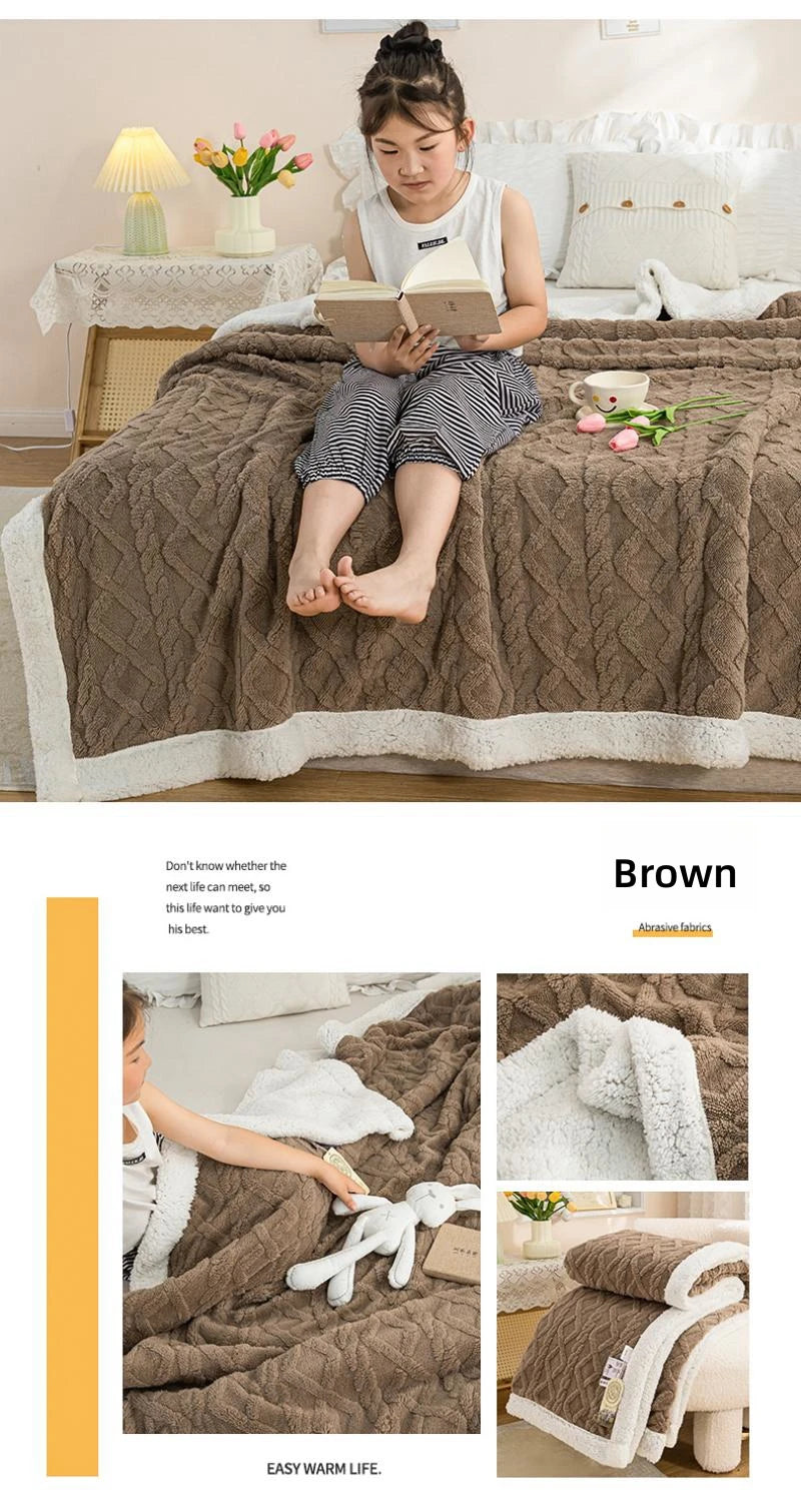 Snugheim Sherpa Fleece Throw