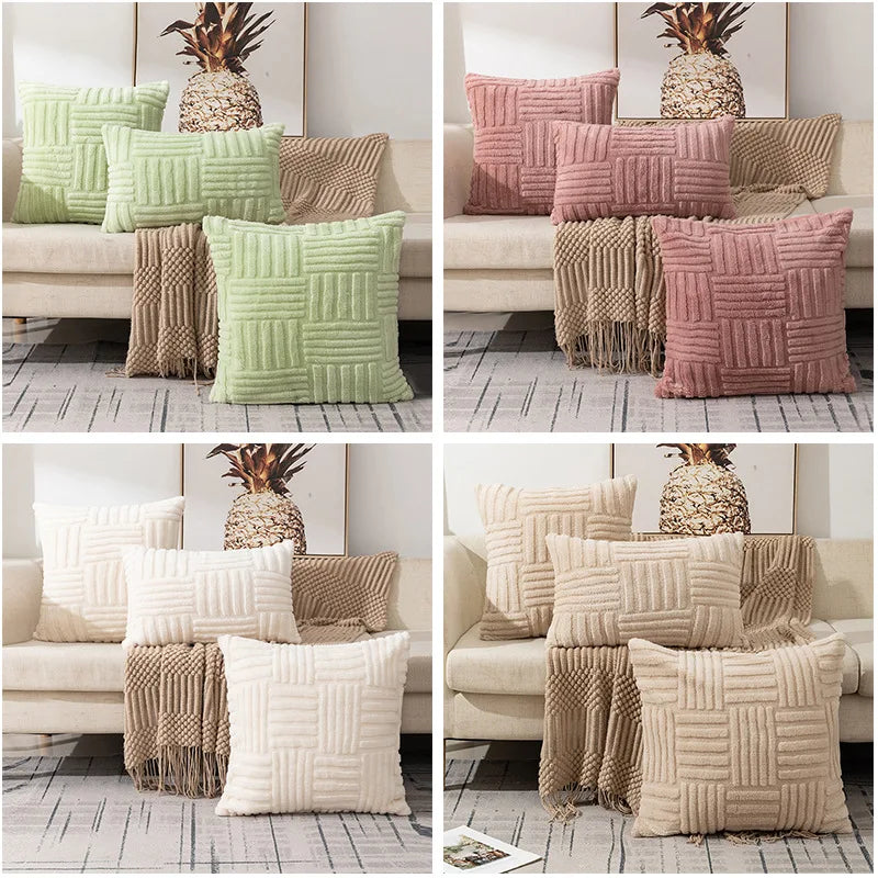 Snugheim Faux Fur Cushion Cover 45×45 cm