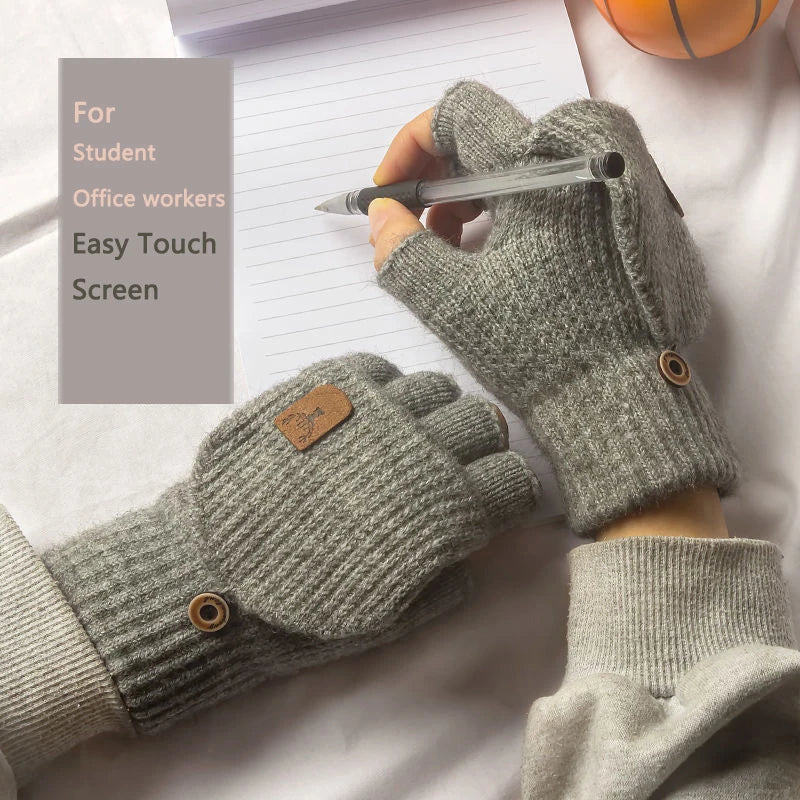 Snugheim Knitted Fingerless Gloves