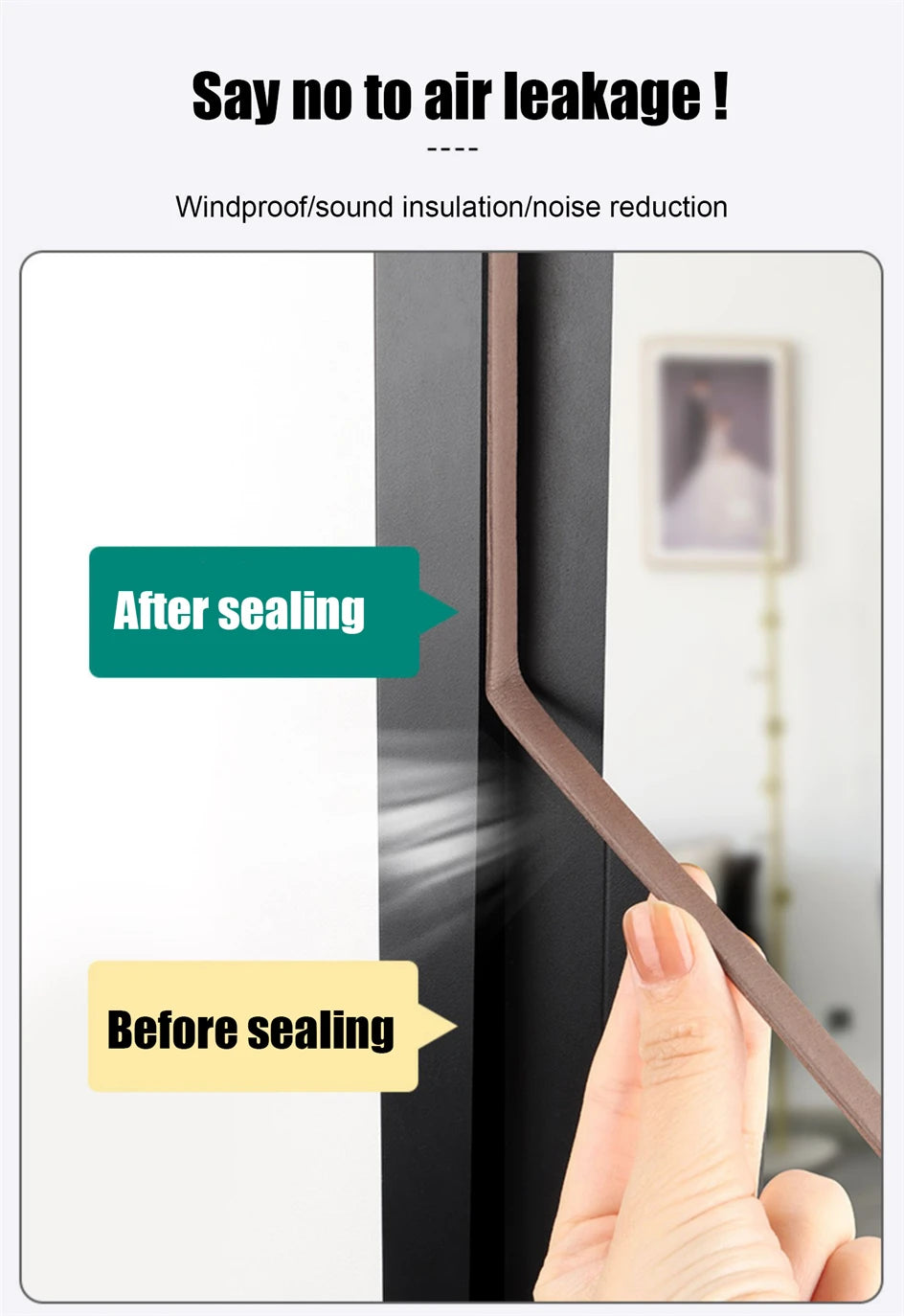 Snugheim Self-Adhesive Draught Seal Strip