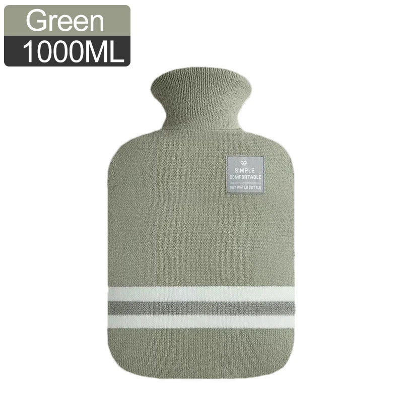 Snugheim Hot Water Bottle with Knitted Cover