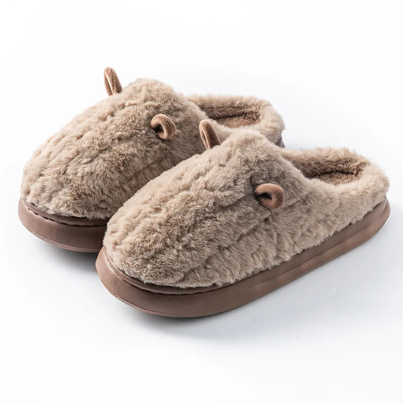 Snugheim Plush Fleece-Lined Slippers