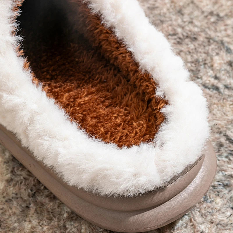 Snugheim Plush Fleece-Lined Slippers